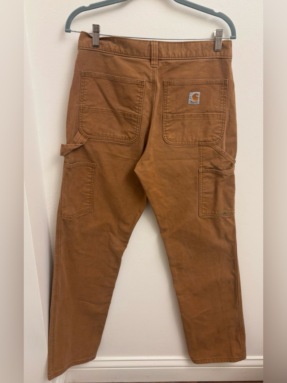 Carhartt Women’s Rugged Flex Tan Cargo Relaxed Fit Work Pants Tool Pockets 31x32